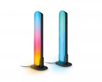 WiZ Bar LED p�sek stm�vateln�, 2700-5500K, RGB, 30cm, nastaviteln� barava sv�tla, �ern� (2ks)