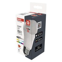 EMOS Chytrá LED žárovka GoSmart A60 / E27 / 9 W (60 W) / 806 lm / RGB / stmívatelná / Zigbee ZQZ514R EMOS Chytrá LED žárovka GoSmart A60 / E27 / 9 W (60 W) / 806 lm / RGB / stmívatelná / Zigbee ZQZ514R