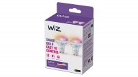WiZ SET 2x LED sklen�n� ��rovka GU10 PAR16 4,9W (50W) 345lm 2700-6500K RGB IP20, stm�vateln�