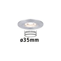 PAULMANN LED vestavn� sv�tidlo Nova mini nev�klopn� IP44 1x4W 2700K hlin�k brou�en� 230V 943.04