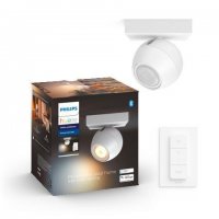 Philips HUE WA Buckram bodov� LED sv�tidlo GU10 5W 350lm 2200-6500K, b�l� + ovlada�