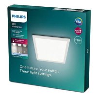 LED Stropn� p�isazen� panel Philips Superslim Touch CL560 8719514326668 12W 1200lm 4000K IP20 30cm b�l�, 3-krokov� stm�v�n�