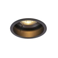 BIG WHITE HORN GU10 stropn� z�pustn� sv�tidlo �ern� 25 W testov�no blower door 1005435