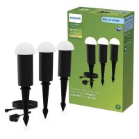 Philips GardenLink Edwina venkovn� stojac� LED lampa LED 3x1,5W, 2700K, 24V, �ern�