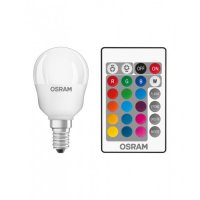 OSRAM LED STAR+ CL P RGBW FR 25 stm�vateln� ovlada�em 4,5W/827 E14