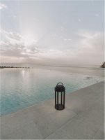 NOVA LUCE venkovn� stoln� lampa MOCHA antracitov� hlin�k a �ir� sklo LED 2W 3000K 5V DC 96st. IP54 9492700