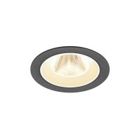 BIG WHITE (SLV) NUMINOS M Stropn� vestavn� sv�tidlo, 3000 K, 20�, IP20, kulat�, �ern� / b�l� 1009614