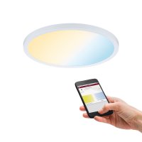 PAULMANN Smart Home Zigbee LED vestavn� sv�tidlo Areo VariFit IP44 kruhov� 230mm 16W b�l� m�niteln� b�l� 930.44
