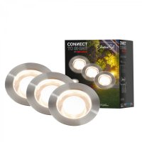 BRILONER CONNECT TO SHINE prodlu�ovac� sada Tilia 3ks LED zapu�t�n�ch sv�tidel do zem�, IP67 3917032