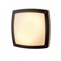 LED Stropn� a n�st�nn� p�isazen� sv�tidlo AZzardo Fano Square dark grey AZ2186 9W 750lm 3000K IP54 22cm hranat� tmav� �ed�