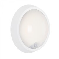 BRILONER LED venkovn� sv�tidlo s �idlem, pr. 17 cm, 12 W, b�l� IP44 BRILO 3352-016