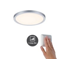 PAULMANN LED vestavn� sv�tidlo Areo VariFit IP44 3-krokov�-stm�vateln� 175mm 13W 3.000K matn� chrom 930.51