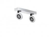 LED N�st�nn�/stropn� p�isazen� sv�tidlo AZzardo Enzo 2 AZ0670 2x5W 460lm 3000K IP20 32cm b�lo-�ern�