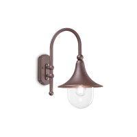 Venkovn� n�st�nn� sv�tidlo Ideal Lux Cima AP1 Coffee 246826 E27 1x60W IP43 hn�d�