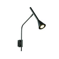 ACA Lighting n�st�nn� sv�tidlo 1XGU10 CLOUZOT �ern� kov IP20 40X52X8CM YL22801WBK