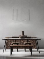 NOVA LUCE z�v�sn� sv�tidlo DANDIA �ern� hlin�k LED z�v�sn� sv�tidlo 27W 3000K 9540202