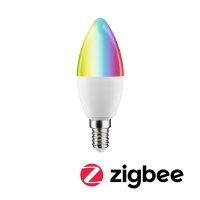 PAULMANN Standard 230V Smart Home Zigbee 3.0 LED sv��ka E14 5W RGBW+ stm�vateln� mat