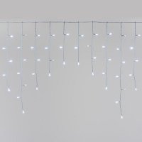 XmasKing FLASH LED kr�pn�k 4,2x0,7m 186 LED, 24V propojiteln� venkovn�, studen� b�l� rampouchy