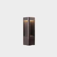 KOHL-Lighting SENDA FLOOR S stojac� lampa 120x120 mm tmav� �ed� 9 W CRI >80 3000K Non-Dimm