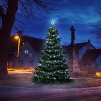 LED světelná sada na stromy vysoké 3-5m, ledová bílá LED světelná sada na stromy vysoké 3-5m, ledová bílá