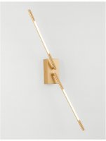 NOVA LUCE n�st�nn� sv�tidlo RACCIO zlat� kov a akryl LED 9.2W 230V 3000K IP20 9180722