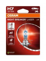 OSRAM H7 12V 55W PX26d NIGHT BREAKER LASER +150% v�ce sv�tla blistr 64210NL-1BL