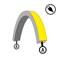 SLC nap�jen� pro LED p�sek NeonFlex 230V Top-Bend Mono A