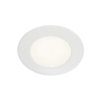 BIG WHITE DL 126, vestavn� sv�tidlo, LED SMD, 3000K, kulat�, b�l�, max. 3�W, v�. listov�ch pru�in 112221