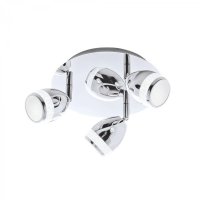 BRILONER LED bodov� sv�tidlo pr. 22 cm 3x4W 350lm chrom IP44 BRI 2995-038R