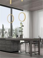 NOVA LUCE závěsné svítidlo CHANGE zlatý hliník a akryl LED 25W 230V 3000K IP20 stmívatelné 9070166 NOVA LUCE závěsné svítidlo CHANGE zlatý hliník a akryl LED 25W 230V 3000K IP20 stmívatelné 9070166