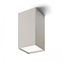 RENDL MEA stropn� �tvercov� b�l� 230V E27 18W R10196