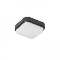 RENDL TARIS SQ 17 p�isazen� �ern� 230V LED 8W IP54 3000K R12525