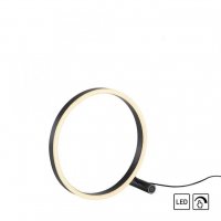 LEUCHTEN DIREKT is JUST LIGHT LED stolní svítidlo, antracit, kruhové pr.30cm, dotykový stmívač, Switchmo, teplá bílá 3000K LEUCHTEN DIREKT is JUST LIGHT LED stolní svítidlo, antracit, kruhové pr.30cm, dotykový stmívač, Switchmo, teplá bílá 3000K