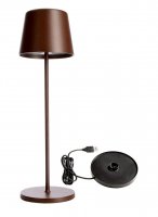 Deko-Light nabíjecí svítidlo - sada Canis rezavá + nabíjecí základna 620198 Deko-Light nabíjecí svítidlo - sada Canis rezavá + nabíjecí základna 620198