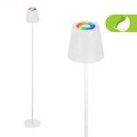 BRILONER Coloris RGBW LED stojanov� bezdr�tov� lampa, stm�vateln�, dotykov� vyp�na�, b�l� 1507016