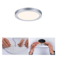 PAULMANN LED vestavné svítidlo Areo VariFit IP44 kruhové 118 6,5W 3.000K matný chrom 930.33 PAULMANN LED vestavné svítidlo Areo VariFit IP44 kruhové 118 6,5W 3.000K matný chrom 930.33
