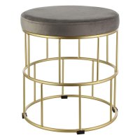 LIVING Taburet �ed�/zlat� 2 ks MASHIKE 424017