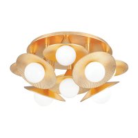 HUDSON VALLEY stropn� sv�tidlo EMERALD ocel/sklo zlat�/op�l G9 9x6W 333-09-VGL-CE