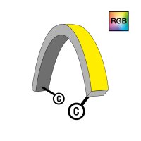 SLC nap�jen� pro NeonFlex 24V Top-Bend RGB C