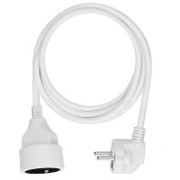 Solight prodlužovací přívod - spojka, 1 zásuvka, 1,5m, 3 x 1mm2, bílá PS01 Solight prodlužovací přívod - spojka, 1 zásuvka, 1,5m, 3 x 1mm2, bílá PS01