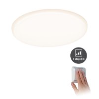 PAULMANN LED vestavné svítidlo Veluna VariFit IP44 3-krokové-stmívatelné kruhové 185 17W 3.000K satén 930.63 PAULMANN LED vestavné svítidlo Veluna VariFit IP44 3-krokové-stmívatelné kruhové 185 17W 3.000K satén 930.63