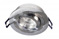 Light Impressions Kapego stropn� vestavn� sv�tidlo 12V AC/DC GU5.3 / MR16 1x max. 50,00 W st��brn� mat 110222