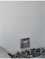 NOVA LUCE venkovn� n�st�nn� sv�tidlo LUTON tmav� �ed� ABS LED 1.2W 3000K IP65 100-220V v�. driveru 8403624