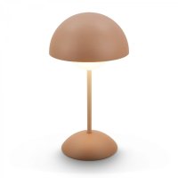 BRILONER Kugle stolní lampička - 3W, 250lm, bezdrátová, LED, stmívatelné, dotykový vypínač, teplá bílá, kávová 7578014 BRILONER Kugle stolní lampička - 3W, 250lm, bezdrátová, LED, stmívatelné, dotykový vypínač, teplá bílá, kávová 7578014