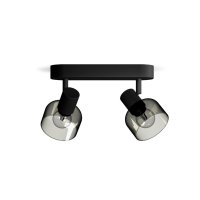 Philips Sleet bodov� sv�tidlo 2x E14 25W bez zdroje 24cm IP20, �ern�
