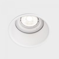KOHL-Lighting OZONE zapu�t�n� sv�tidlo s r�me�kem pr. 90 mm b�l� 8 W LED