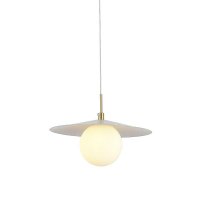 ACA Lighting závěsné svítidlo GLOBIE 1xG9 zlatý kov bílé PVC stínítko SUH12WH ACA Lighting závěsné svítidlo GLOBIE 1xG9 zlatý kov bílé PVC stínítko SUH12WH