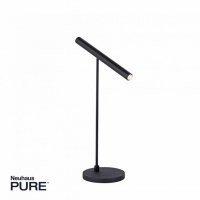 PAUL NEUHAUS PURE TITUA LED stoln� lampa �ern�, stm�vateln�, nastaviteln� 3000K