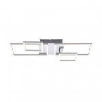 LEUCHTEN DIREKT is JUST LIGHT LED stropn� sv�tidlo, barva ocel, modern� tepl� b�l�, design 3000K 14030-55