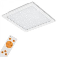 BRILONER Hv�zdn� nebe sv�tidlo LED panel, 59,6 cm, 3800 lm, 36 W, b�l� BRILO 7303-016